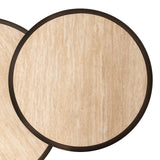Salongbord Ronson beige sett med 2 Richmond Interiors Sofabord