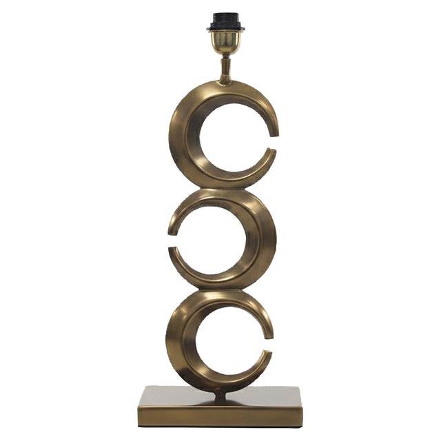 Bordlampe Amina antikk messing Richmond Interiors Bordlampe
