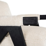 Lounge chair Cooper hvit chenille Richmond Interiors Lenestol