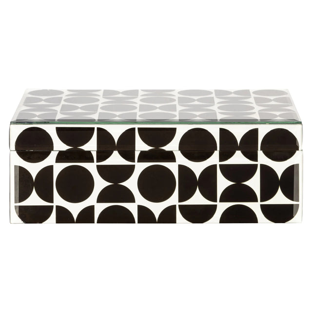 Oppbevaringsboks Vivian svart stor Richmond Interiors Oppbevaring