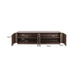 TV-benkskap Willox beige med 4 dører Richmond Interiors TV-benk