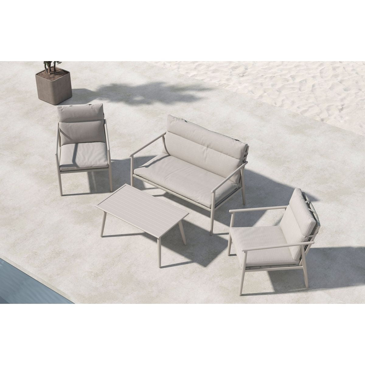 Mazzaro Sofa Set Venture Design Loungegruppe