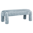 Bench Holly lyseblå chenille Richmond Interiors Benk