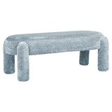 Bench Holly lyseblå chenille Richmond Interiors Benk