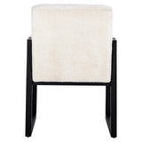 Spisestol Beck hvit chenille Richmond Interiors Spisestol