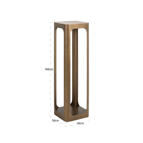 Kolonne Claridge gull antikk Richmond Interiors Skap