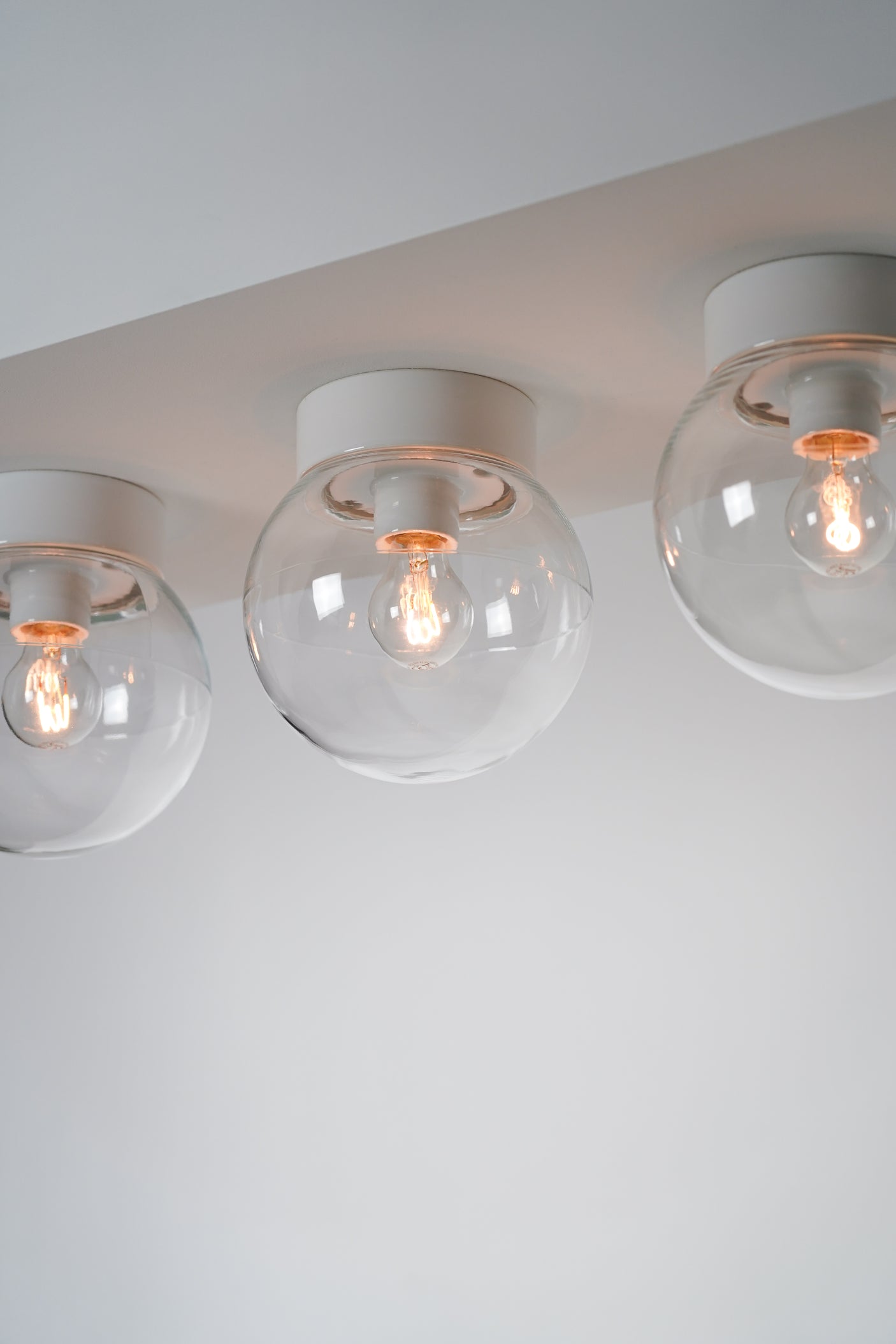 Globe 180 Klart Glass Taklampe/Vegglampe E27 IP54