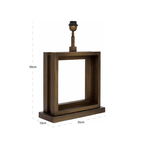 Bordlampe Kars bronse Richmond Interiors Bordlampe