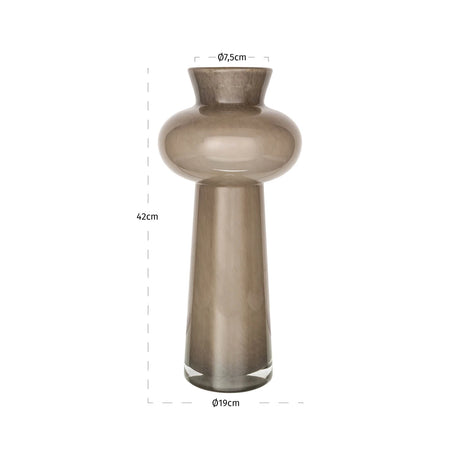 Vase Lunor taupe stor Richmond Interiors Vase
