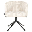 Spisestol Cheyenne beige graffic svingbar Richmond Interiors Spisestol