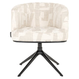 Spisestol Cheyenne beige graffic svingbar Richmond Interiors Spisestol