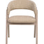 Barnaby lenestol mørk beige/whitewash Rowico Lenestol