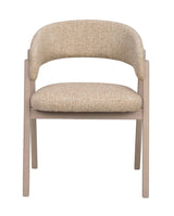 Barnaby lenestol mørk beige/whitewash Rowico Lenestol