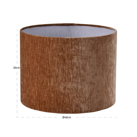 Lampeskjerm Ziba Be rett mocha mousse 40Ø Richmond Interiors Lampeskjerm