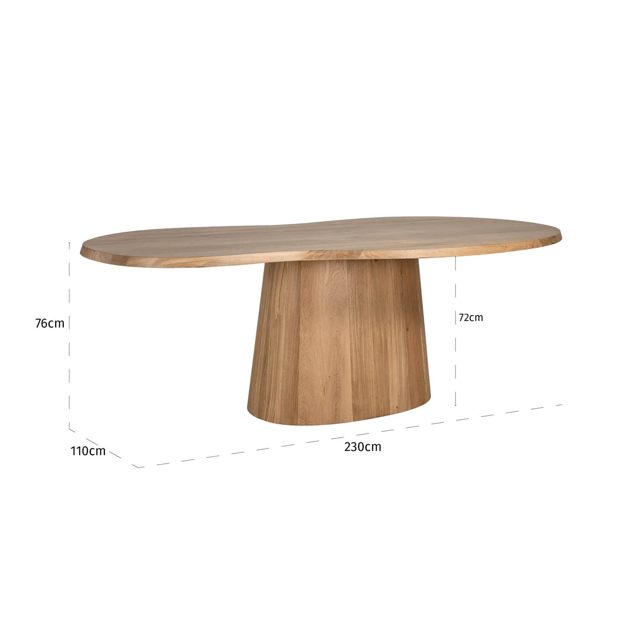 Spisebord Riva natur eik 230 Richmond Interiors Spisebord
