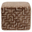 Pouffe & fotpall Ciela brown labyrinth Richmond Interiors Pall