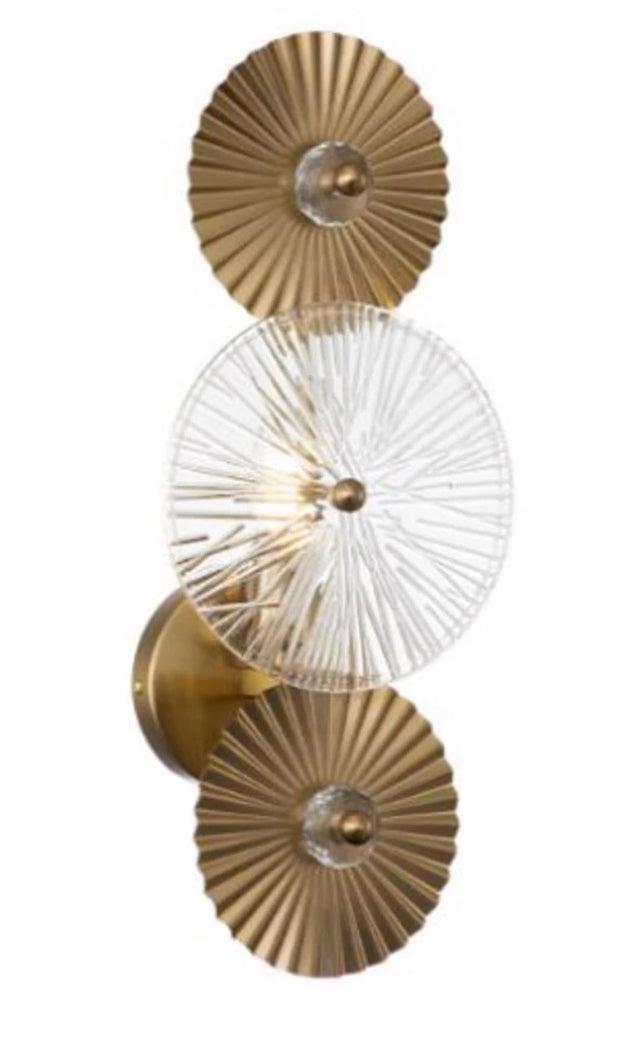 Vegglampe Aidan børstet gull Richmond Interiors Vegglampe