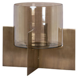 Hurricane light Resa gull liten Richmond Interiors Lanterne og lysglass