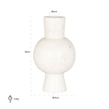 Vase Jonah hvit Richmond Interiors Vase