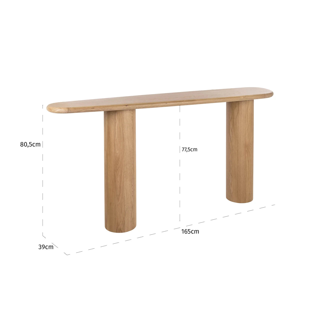 Konsoll Oakley natur eik Richmond Interiors Konsollbord