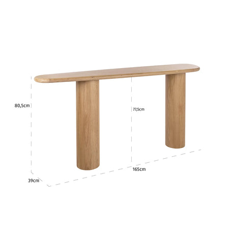 Konsoll Oakley natur eik Richmond Interiors Konsollbord