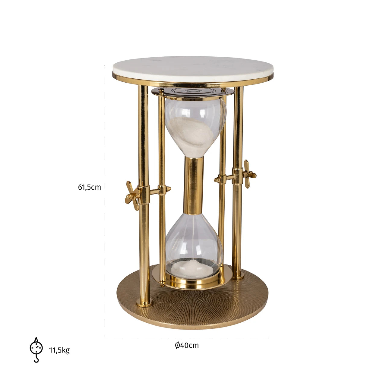Endebord Tempus gold Richmond Interiors Sidebord