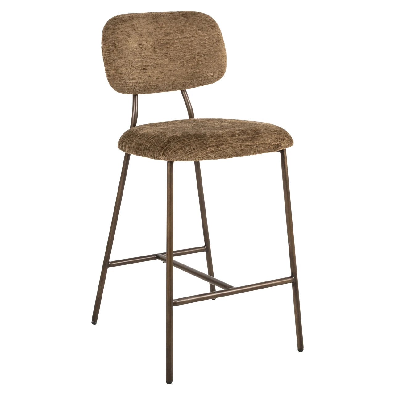 Counter stool Xenia brandy fusion brannhemmende sett med 2 Richmond Interiors Barstol