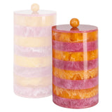 Oppbevaringsboks Lilybelle rosa/oransje oppbevaringskrukke liten Richmond Interiors Oppbevaring