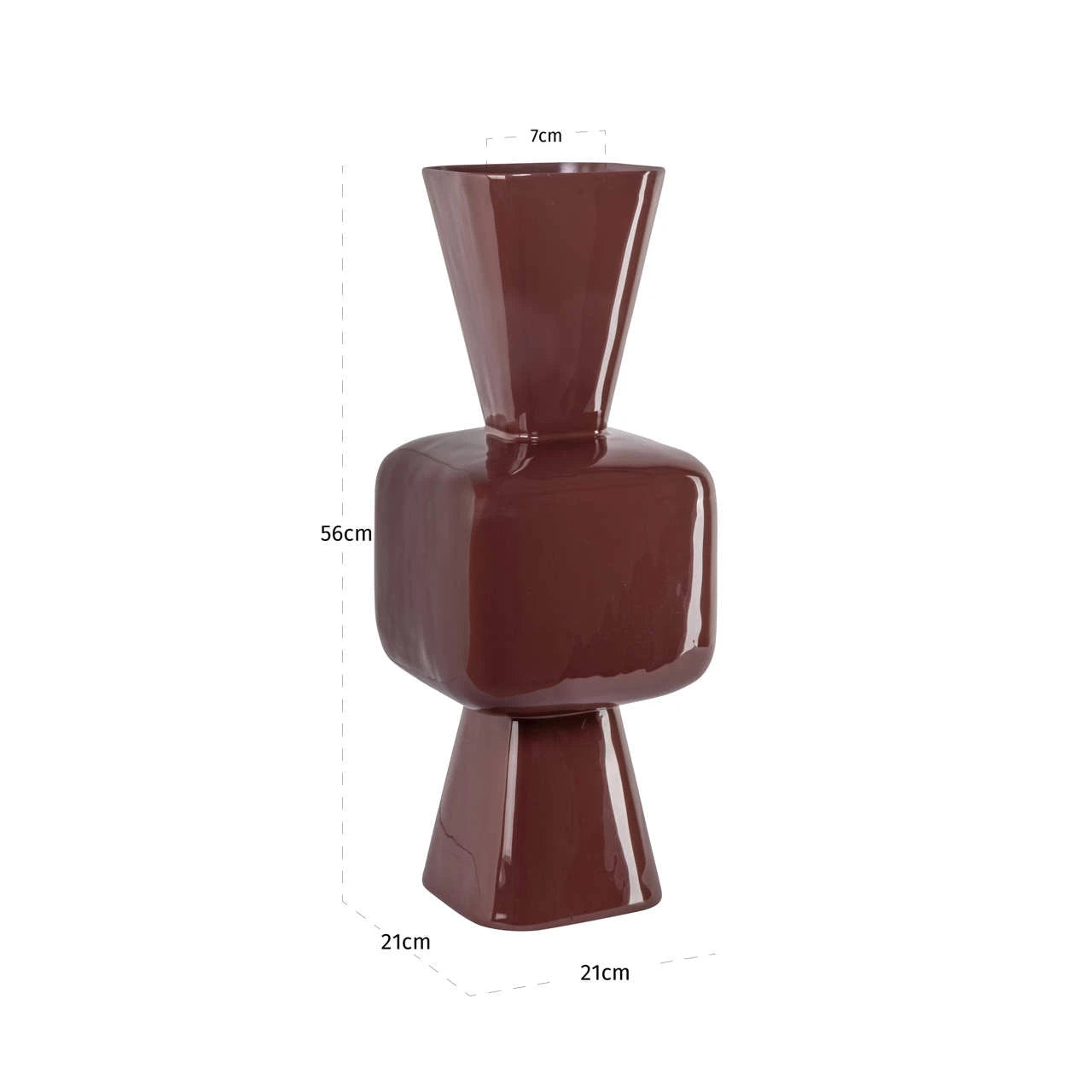 Vase Lane Sable brun Richmond Interiors Vase