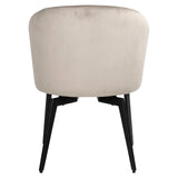 Spisestol Amphara khaki fløyel flammehemmende Richmond Interiors Spisestol