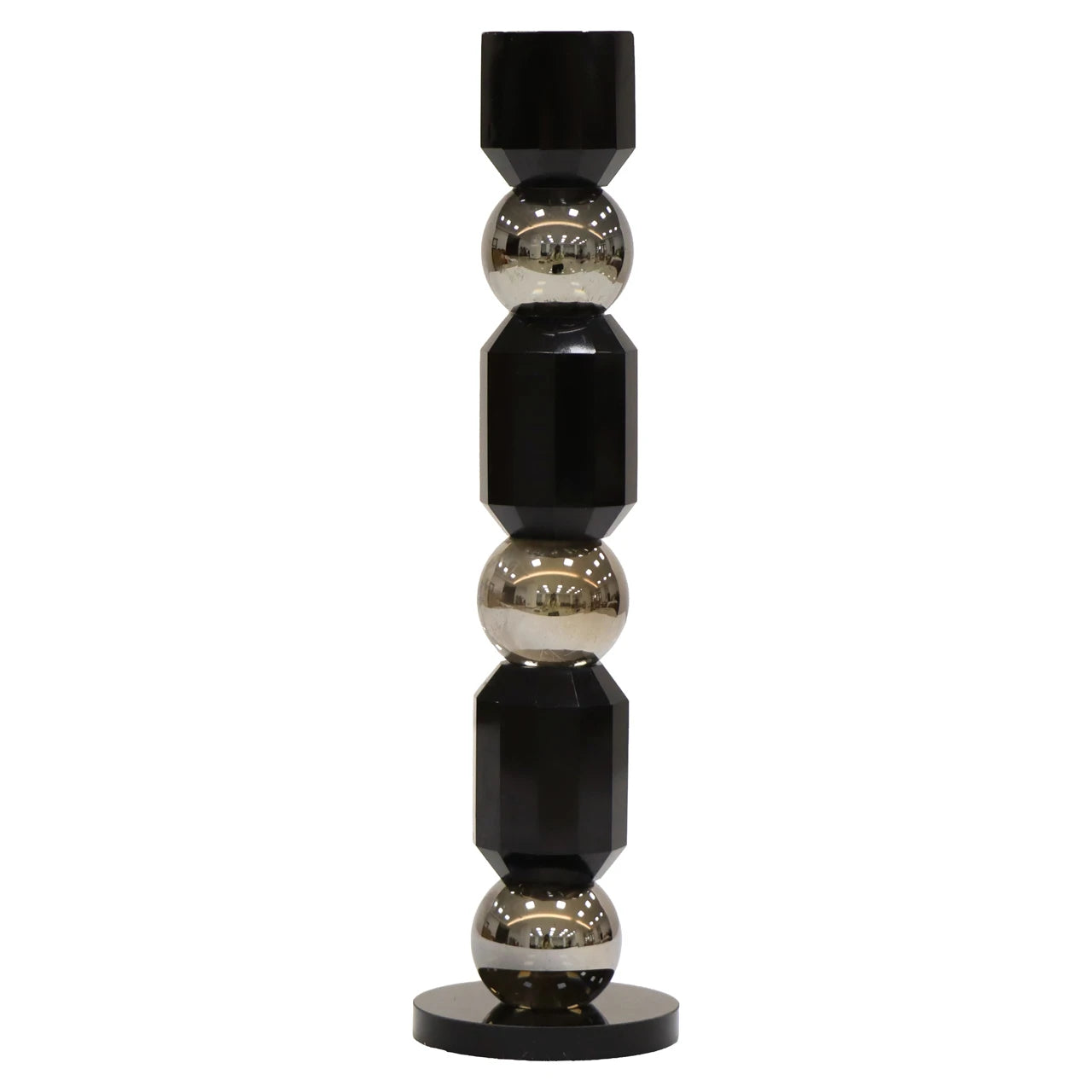 Lysestake Jessy svart liten Richmond Interiors Lysestake