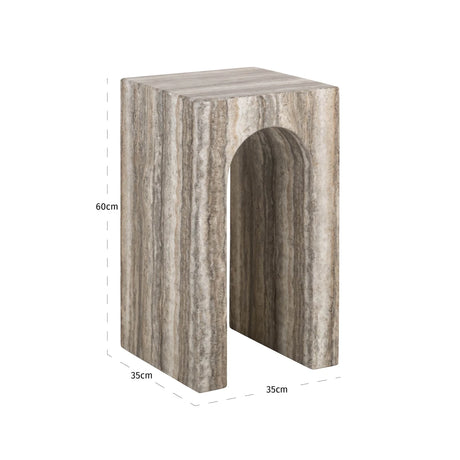 Endebord Dulce grå Richmond Interiors Sidebord