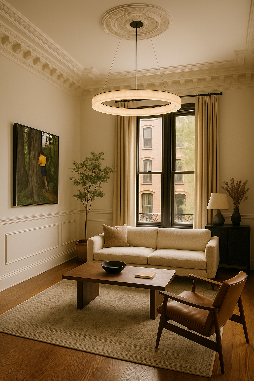 Taklampe Epsom Ø90cm Alabaster Homefactory Taklampe
