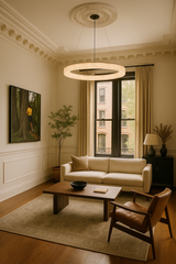 Taklampe Epsom Ø90cm Alabaster Homefactory Taklampe