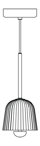 Asteea 1 Nuura Taklampe