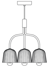 Asteea 3 Nuura Taklampe