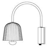 Asteea vegglampe Nuura Vegglampe