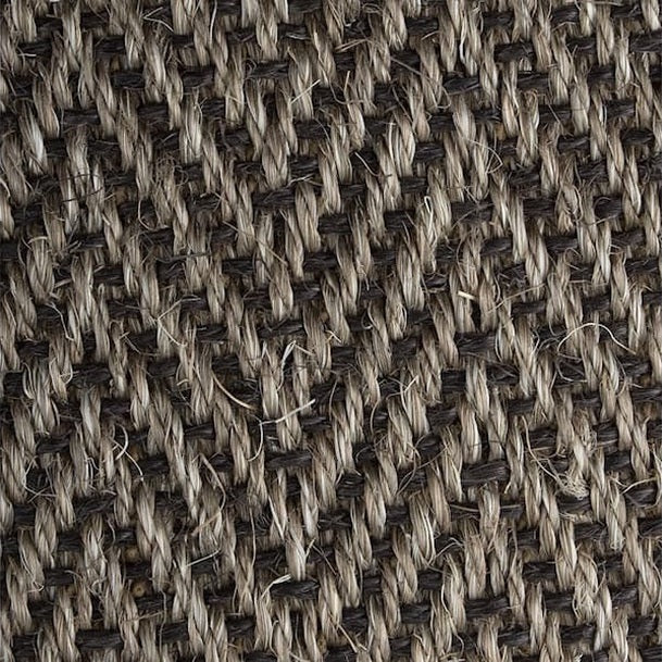 Sisal Vista cappucino - Kantbånd mørkegrå -320x100 Nordstrand Møbler og Interiør 