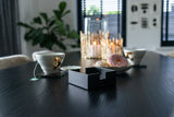 Hurricane light Loretta gold small Richmond Interiors Lanterne og lysglass