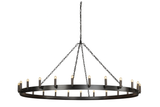 Crown Taklampe Antique iron Artwood Taklampe