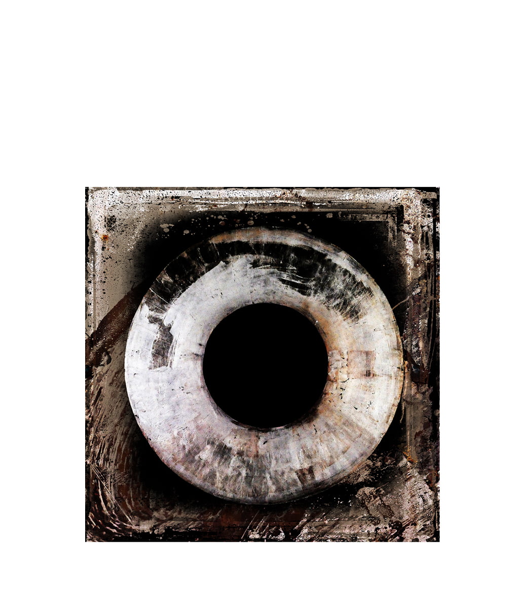 CIRCLE EARTH COLOR Artwood Bilde