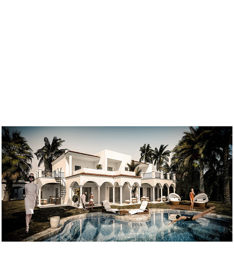 Afternoon in Palm Beach Artwood Bilde