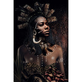 AFRICAN TRIBE WOMAN Artwood Bilde