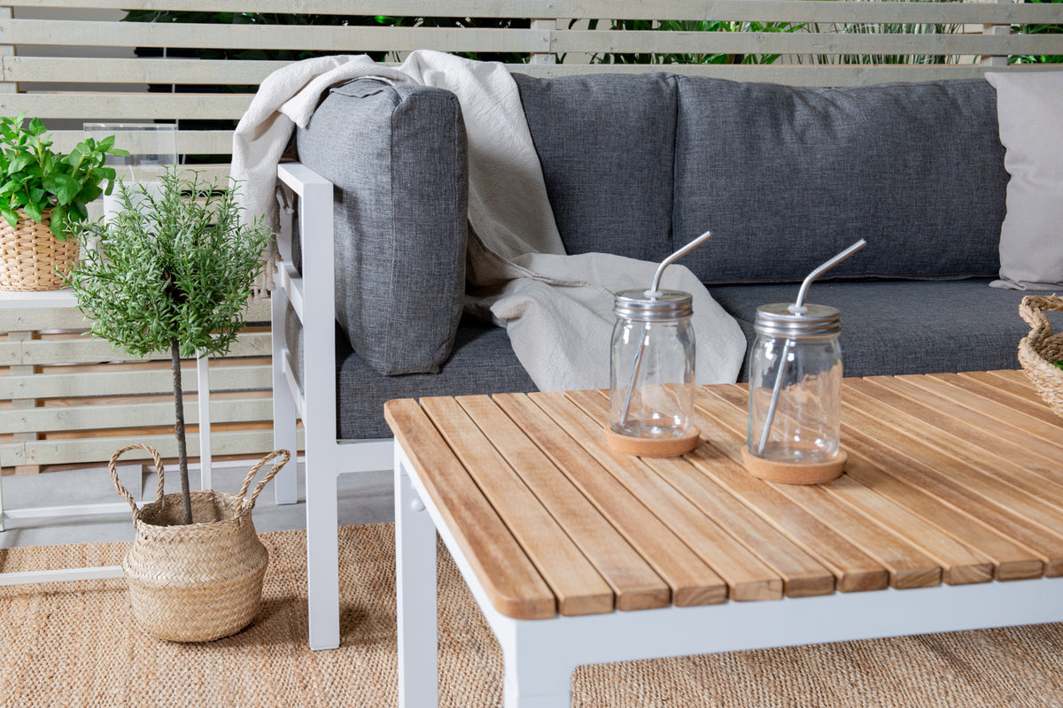 Sofa set Copacabana sett 5 deler - Brasilia bord Venture Design Loungegruppe