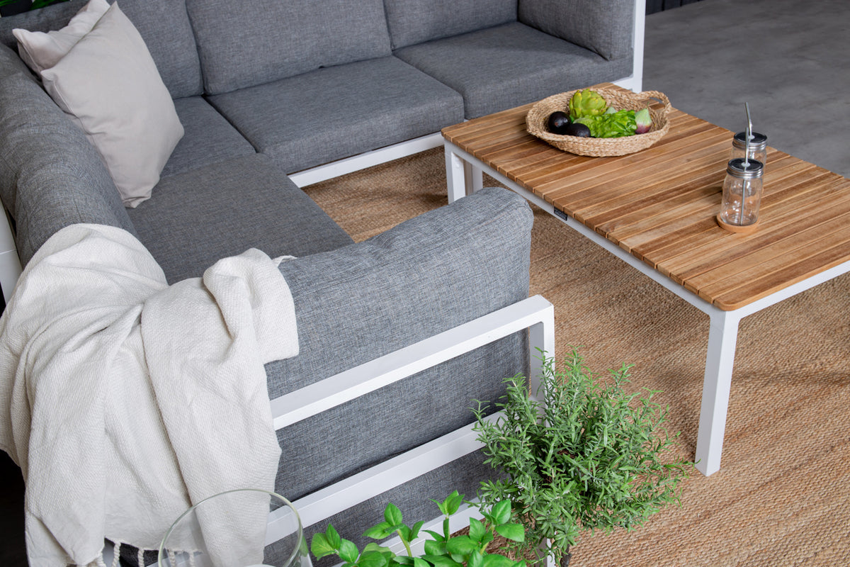 Sofa set Copacabana sett 5 deler - Brasilia bord Venture Design Loungegruppe