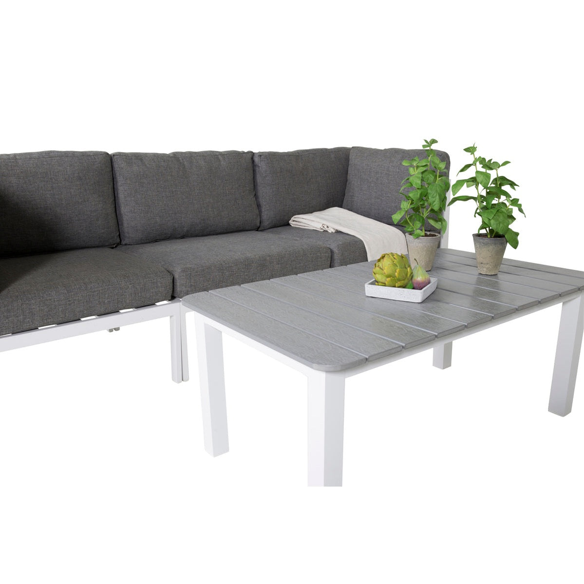 Sofa set Copacabana sett 5 deler - Parma bord Venture Design Loungegruppe