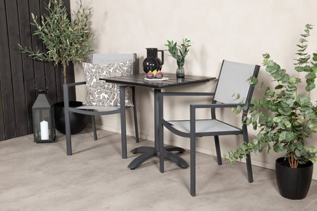Colorado dining table with Copacabana chairs Venture Design Spisegruppe