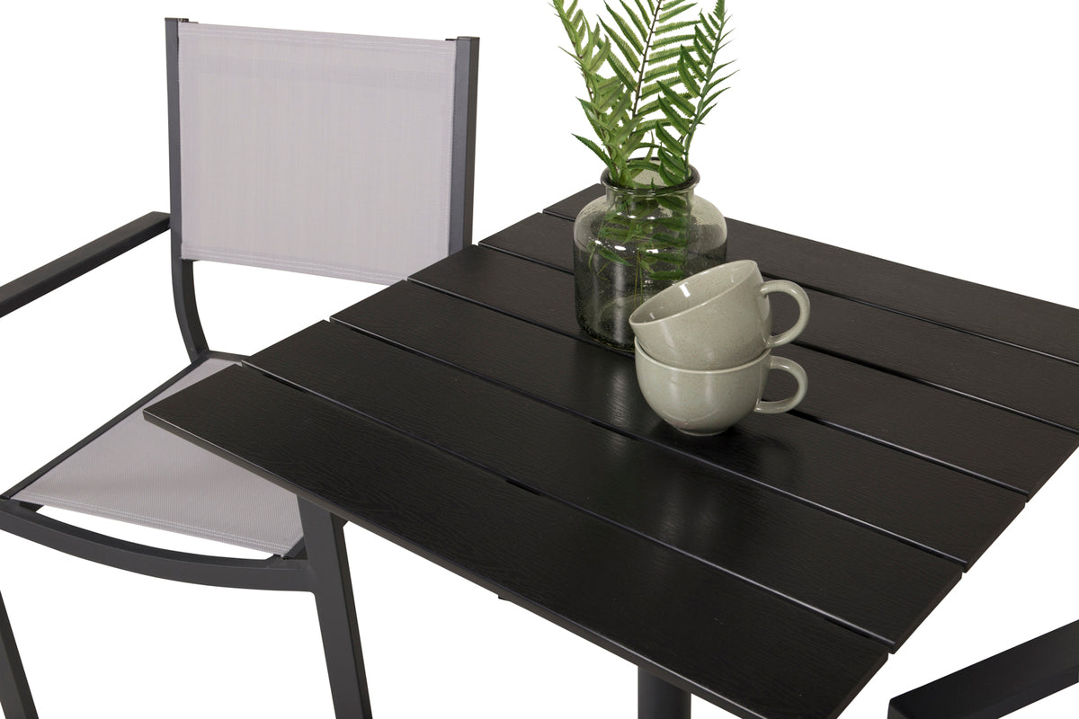 Colorado dining table with Copacabana chairs Venture Design Spisegruppe