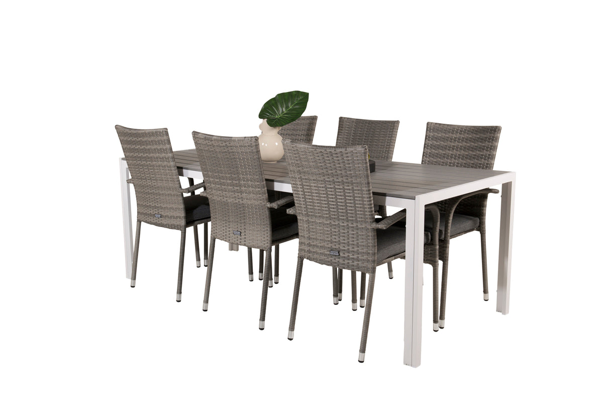 Break Rectangular Dining Set Venture Design Spisegruppe
