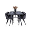 Sleek Extentiontable shed 195*95 + Velvet spisestoler Venture Design Spisegruppe